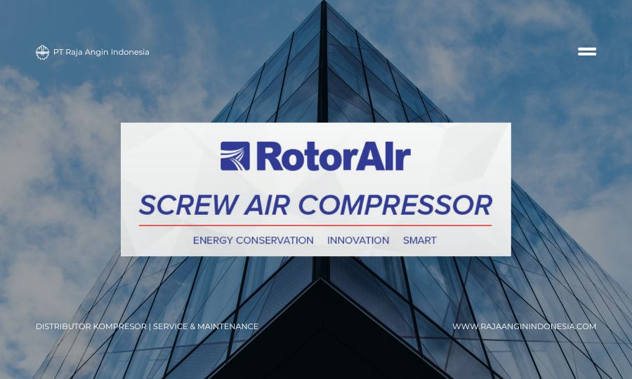 Kompresor Screw RotorAir Berkualitas Tinggi